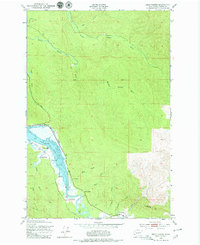 Oman Ranch 1949 topographic map thumbnail