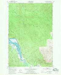 Oman Ranch 1949 topographic map thumbnail
