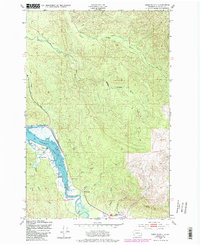 Oman Ranch 1949 topographic map thumbnail