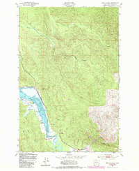 Oman Ranch 1949 topographic map thumbnail