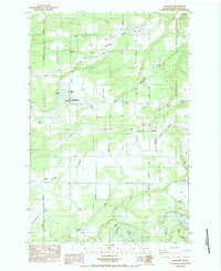 Onalaska 1984 topographic map thumbnail