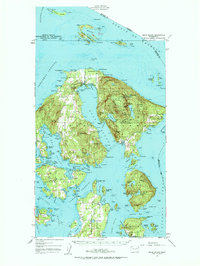 Orcas Island topographic map thumbnail