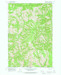 Oregon Butte 1967 topographic map thumbnail