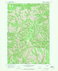 Oregon Butte 1967 topographic map thumbnail