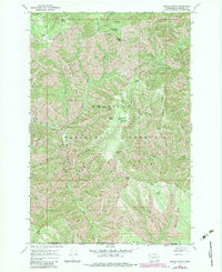 Oregon Butte 1967 topographic map thumbnail
