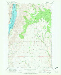 Orondo 1968 topographic map thumbnail