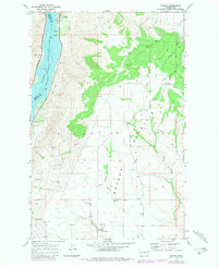 Orondo 1968 topographic map preview