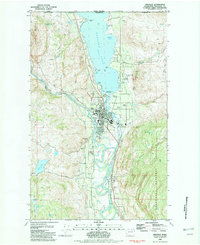 Oroville 1982 topographic map preview