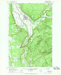 Orting 1956 topographic map thumbnail