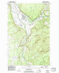 Orting 1956 topographic map thumbnail