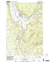 Orting 1997 topographic map thumbnail