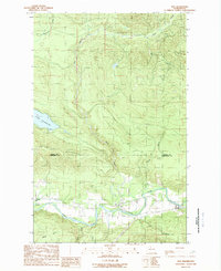 Oso 1989 topographic map thumbnail