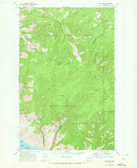 Oss Peak 1968 topographic map thumbnail