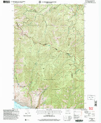 Oss Peak 2004 topographic map thumbnail