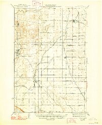 Othello 1924 topographic map preview