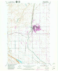 Othello 1954 topographic map thumbnail
