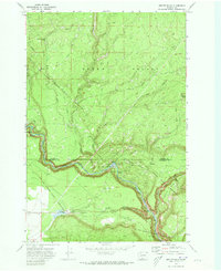 Outlet Falls 1970 topographic map preview