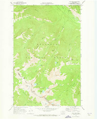Oval Peak 1969 topographic map thumbnail