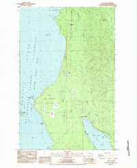 Ozette 1984 topographic map preview