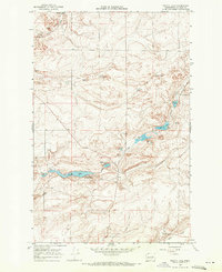 Pacific Lake 1968 topographic map thumbnail