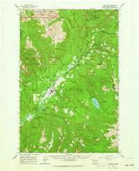 Packwood 1962 topographic map thumbnail