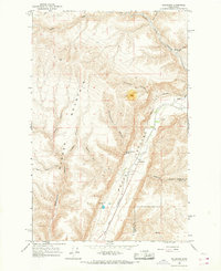 Palisades 1966 topographic map thumbnail
