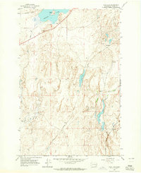 Palm Lake 1964 topographic map thumbnail
