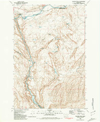 Palouse Falls 1981 topographic map thumbnail