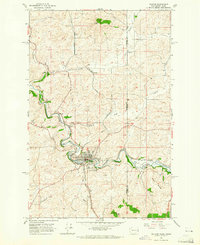 Palouse 1964 topographic map thumbnail