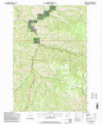 Panjab Creek 1995 topographic map thumbnail