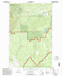 Park Rapids 1992 topographic map thumbnail
