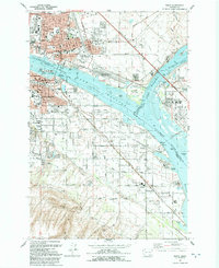 Pasco 1992 topographic map preview