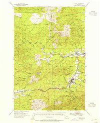 Pe Ell 1953 topographic map preview