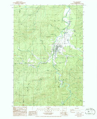 Pe Ell 1986 topographic map preview