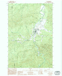 Pe Ell 1986 topographic map thumbnail