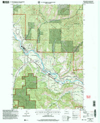 Peshastin 2003 topographic map thumbnail