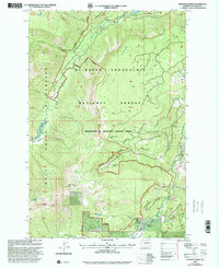 Pinegrass Ridge 2000 topographic map thumbnail