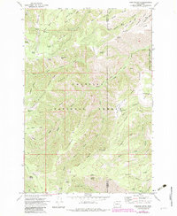 Pinkham Butte 1971 topographic map preview