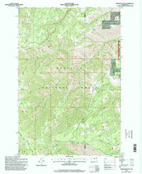 Pinkham Butte 1995 topographic map preview