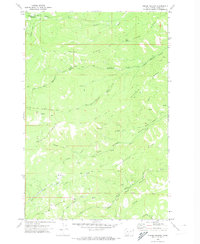 Piscoe Meadow 1970 topographic map thumbnail