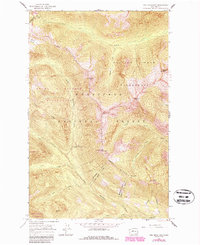Poe Mountain 1965 topographic map thumbnail