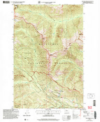 Poe Mountain 2004 topographic map preview