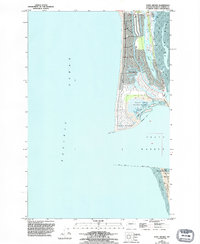 Point Brown 1955 topographic map preview