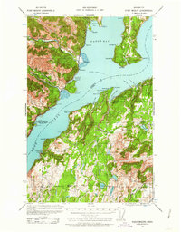 Point Misery 1936 topographic map thumbnail