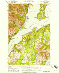 Point Misery 1936 topographic map thumbnail