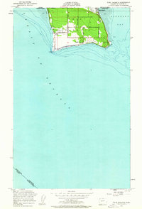 Point Roberts 1952 topographic map thumbnail