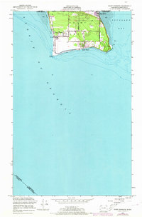 Point Roberts 1952 topographic map preview