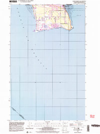 Point Roberts 1997 topographic map thumbnail