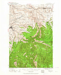 Pomeroy 1937 topographic map preview