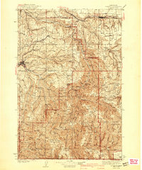 Pomeroy 1942 topographic map thumbnail